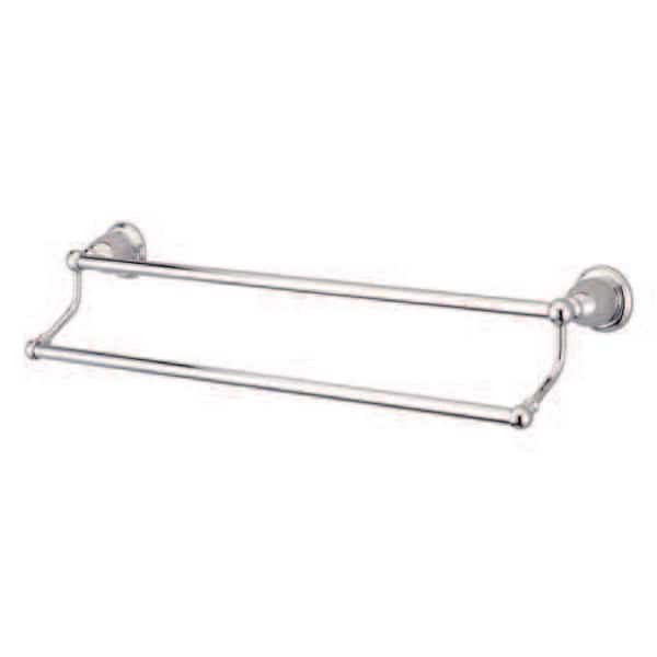 Kingston Brass Heritage 24" Dual Towel Bar, Polished Chrome BA1753C - main